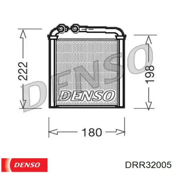 DRR32005 Denso радіатор пічки (обігрівача)