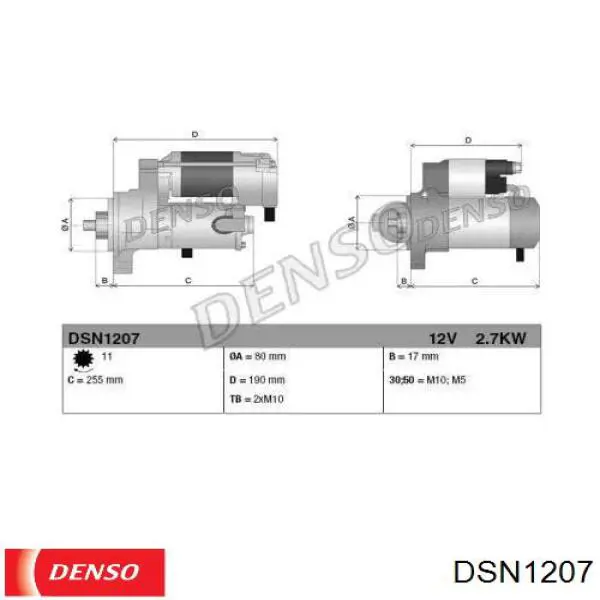 Стартер Denso 4280004610 ціна, від 131.50 USD