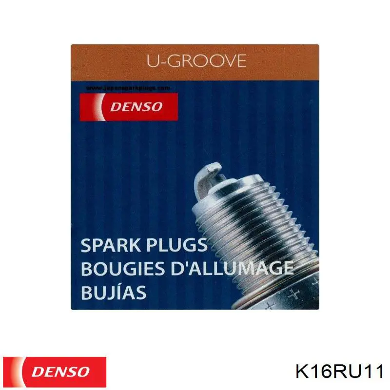 Свічки автомобільні Denso K16RU11 ціна, від 2.66 USD