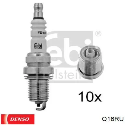 Свічки автомобільні Denso Q16RU ціна, від 2.35 USD