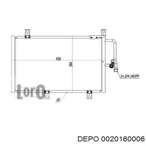 Купити 0007643138 Fiat/Alfa/Lancia Радіатор системи охолодження кондиціонера