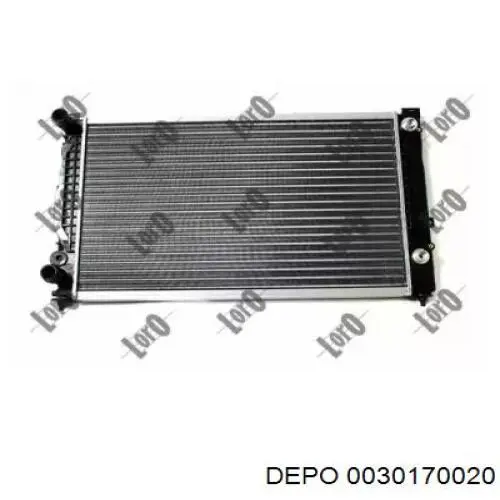 Радіатор 0030170020 Depo/Loro/Abakus