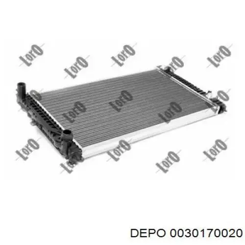 Купити 8D0121251C VAG Радіатор двигуна