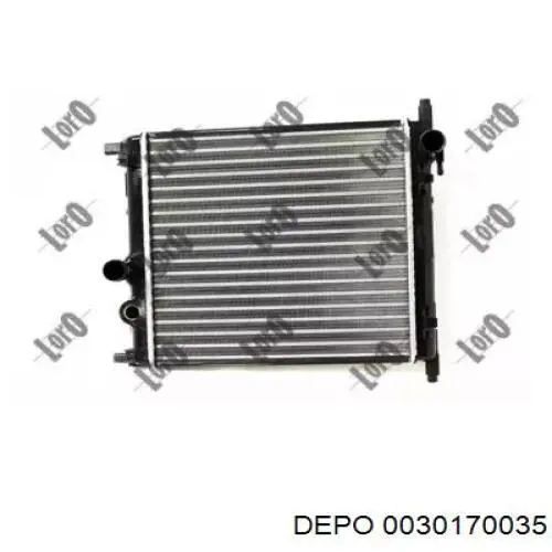 Радіатор 0030170035 Depo/Loro/Abakus