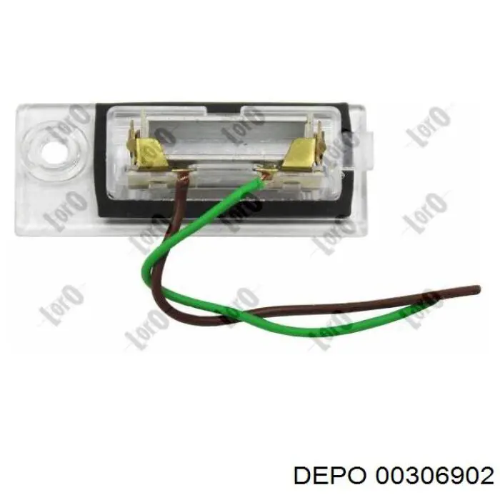 Ліхтар підсвічування заднього номерного знака Depo/Loro/Abakus 00306902 ціна, від 11.14 USD