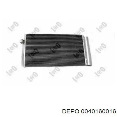 Радіатор кондиціонера 0040160016 Depo/Loro/Abakus
