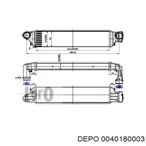 Інтеркулер 0040180003 Depo/Loro/Abakus