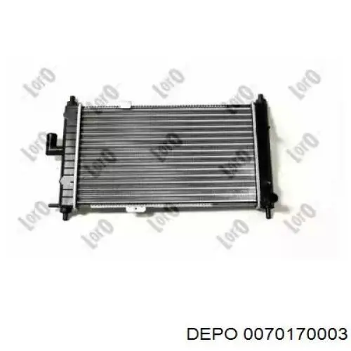 Радіатор основний Depo/Loro/Abakus 0070170003 ціна, від 41.69 USD