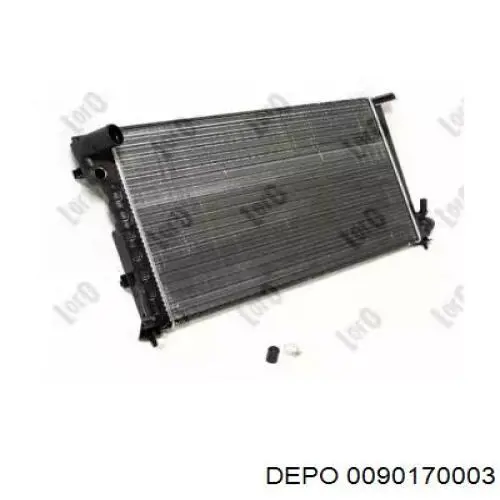 Радіатор 0090170003 Depo/Loro/Abakus