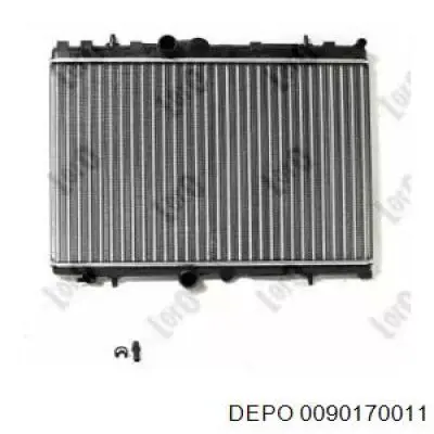 Радіатор основний Depo/Loro/Abakus 0090170011 ціна, від 46.94 USD