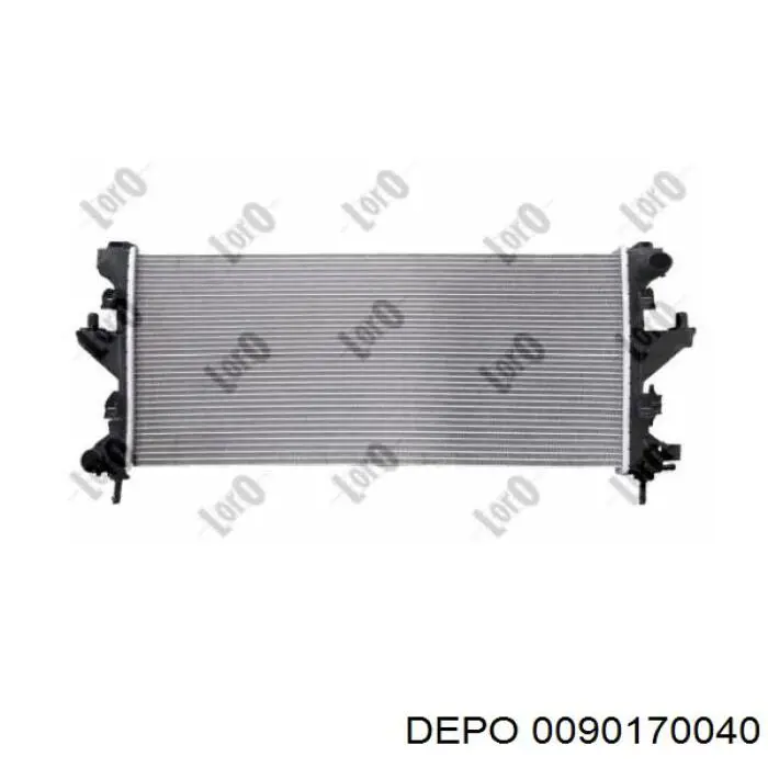 Радіатор 0090170040 Depo/Loro/Abakus