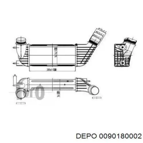 Інтеркулер 0090180002 Depo/Loro/Abakus
