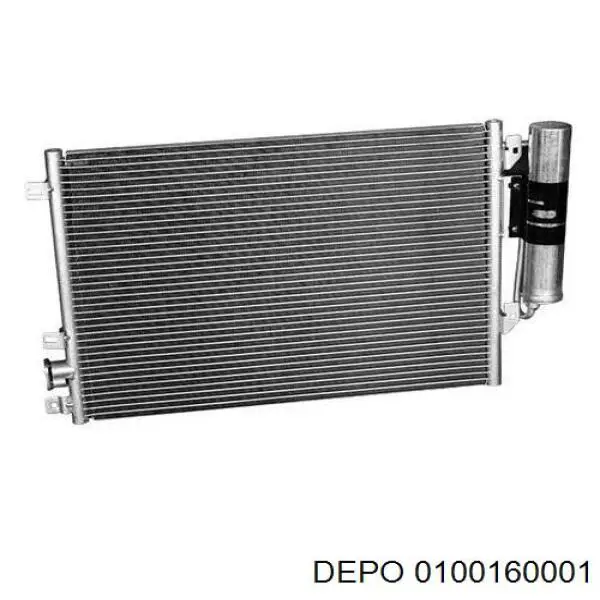 Купити 0100160001 Depo/Loro/Abakus Радіатор системи охолодження кондиціонера