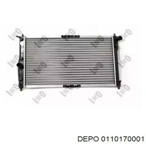 Радіатор основний Depo/Loro/Abakus 0110170001 ціна, від 60.09 USD