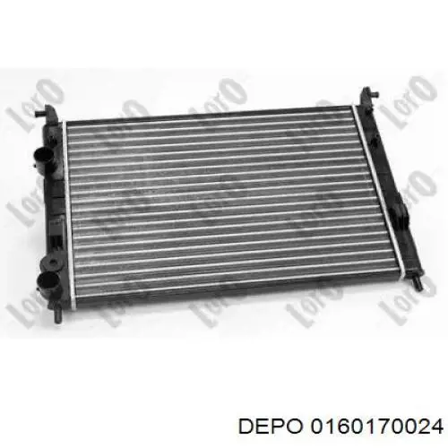 Радіатор 0160170024 Depo/Loro/Abakus