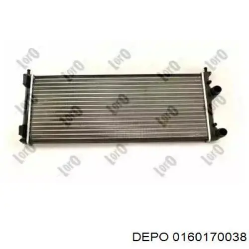 Радіатор основний Depo/Loro/Abakus 0160170038 ціна, від 51.36 USD