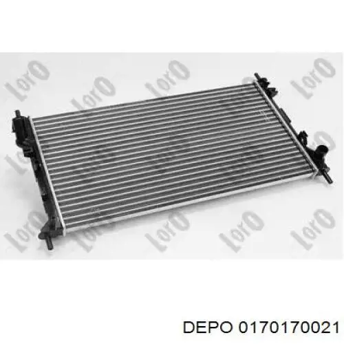 Радіатор 0170170021 Depo/Loro/Abakus