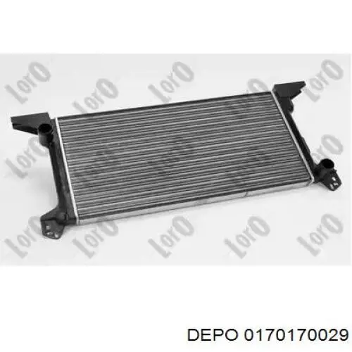 Купити 0170170029 Depo/Loro/Abakus Радіатор двигуна