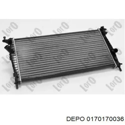 0170170036 Depo/Loro радіатор охолодження двигуна