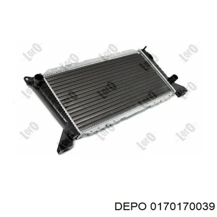0170170039 Depo/Loro радіатор охолодження двигуна