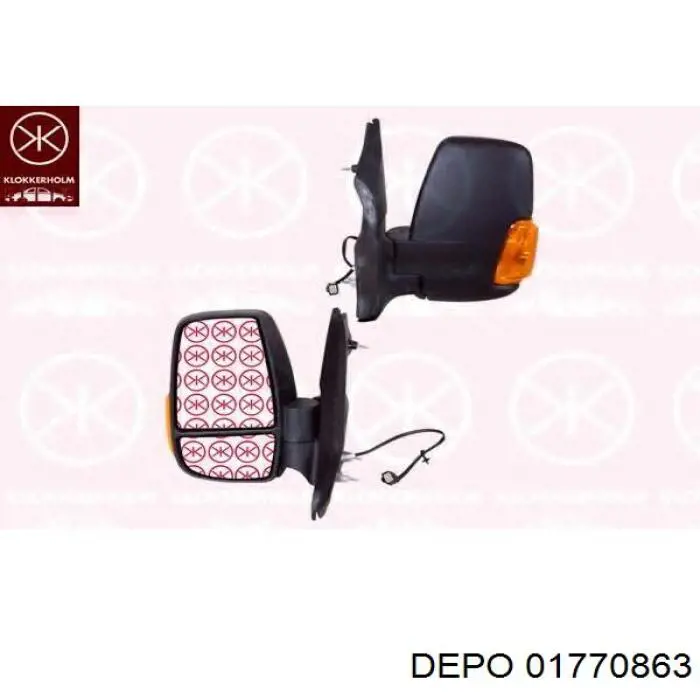 Купити 2208678 Ford Покажчик повороту дзеркала, лівий