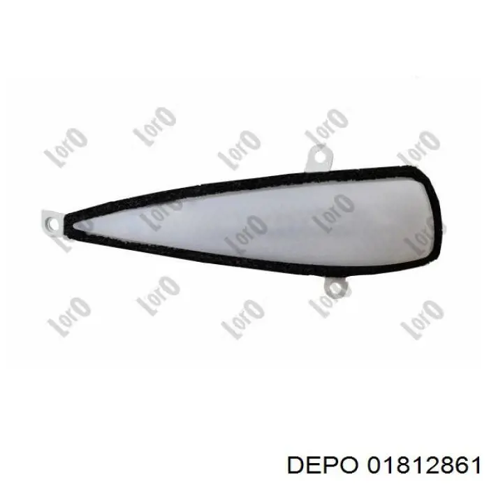01812861 Depo/Loro покажчик повороту дзеркала, лівий