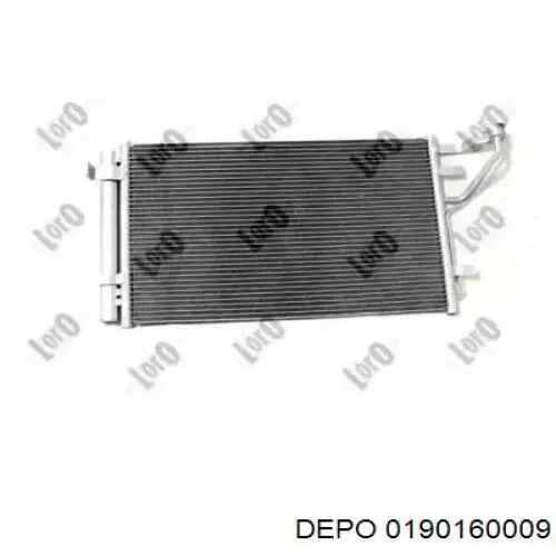 Радіатор кондиціонера 0190160009 Depo/Loro/Abakus
