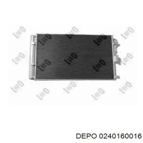 Радіатор кондиціонера 0240160016 Depo/Loro/Abakus