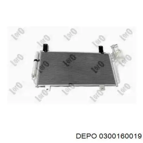 Радіатор кондиціонера 0300160019 Depo/Loro/Abakus