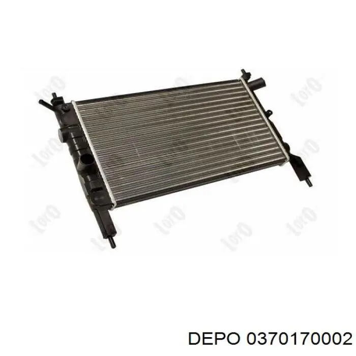 Радіатор 0370170002 Depo/Loro/Abakus