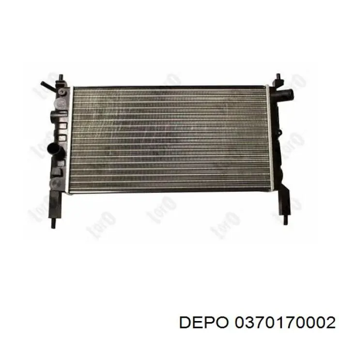 Купити 0370170002 Depo/Loro/Abakus Радіатор двигуна