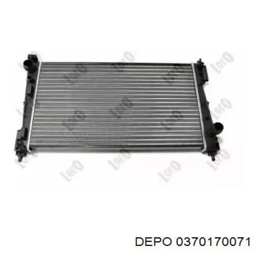 0370170071 Depo/Loro/Abakus Радіатор охолодження двигуна