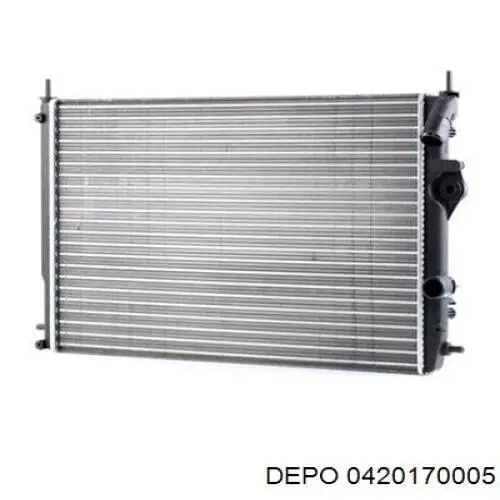 Радіатор основний Depo/Loro/Abakus 0420170005 ціна, від 50.92 USD