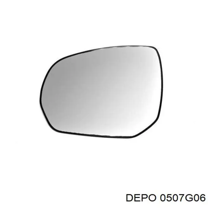 Зеркальный элемент зеркала заднего вида PEUGEOT 00008151KA