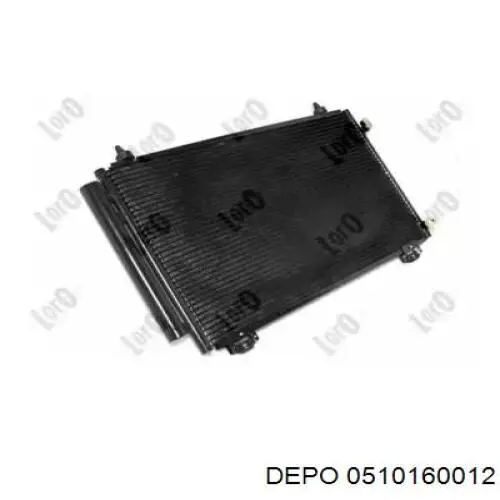 Радіатор кондиціонера 0510160012 Depo/Loro/Abakus