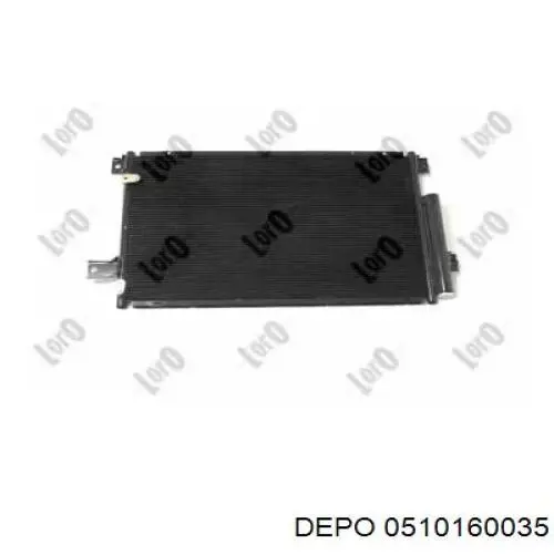 Радіатор кондиціонера 0510160035 Depo/Loro/Abakus