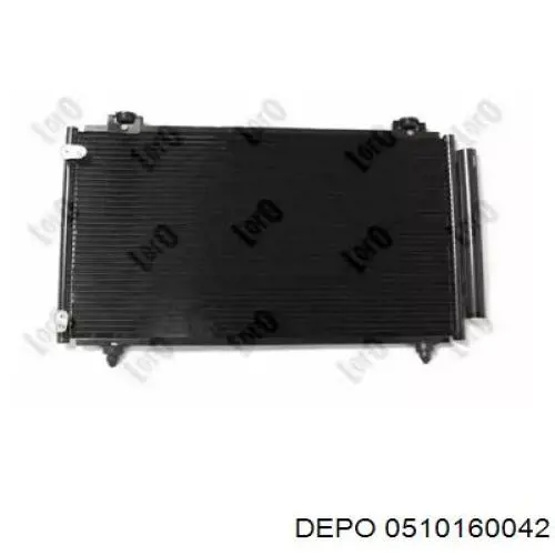 Радіатор кондиціонера 0510160042 Depo/Loro/Abakus