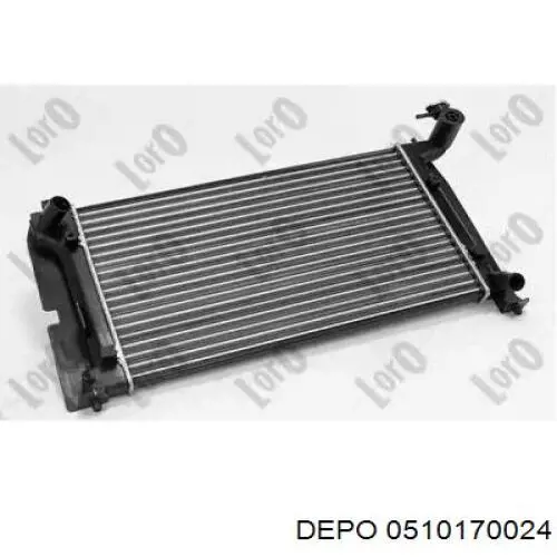 Радіатор 0510170024 Depo/Loro/Abakus