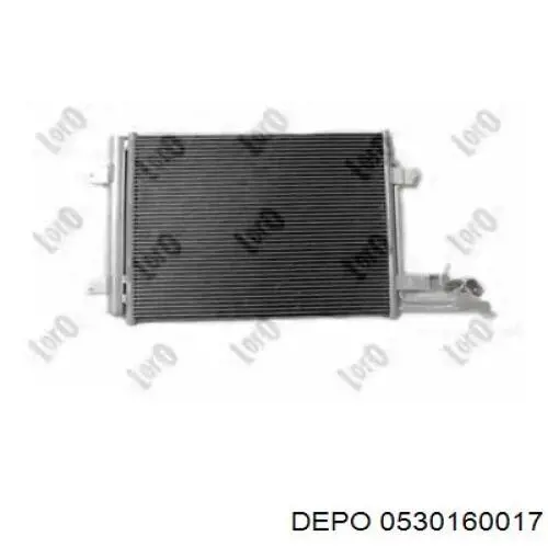0530160017 Depo/Loro радіатор кондиціонера