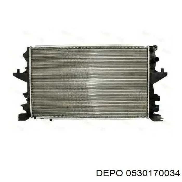 0530170034 Depo/Loro радіатор охолодження двигуна