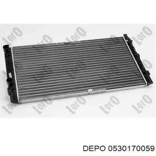 Радіатор 0530170059 Depo/Loro/Abakus