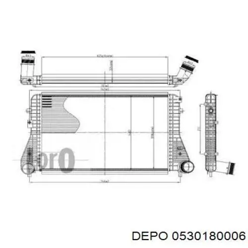 Інтеркулер 0530180006 Depo/Loro/Abakus