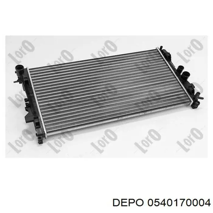 0540170004 Depo/Loro радіатор охолодження двигуна