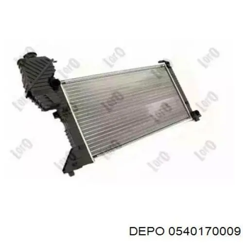Купити 0540170009 Depo/Loro/Abakus Радіатор двигуна