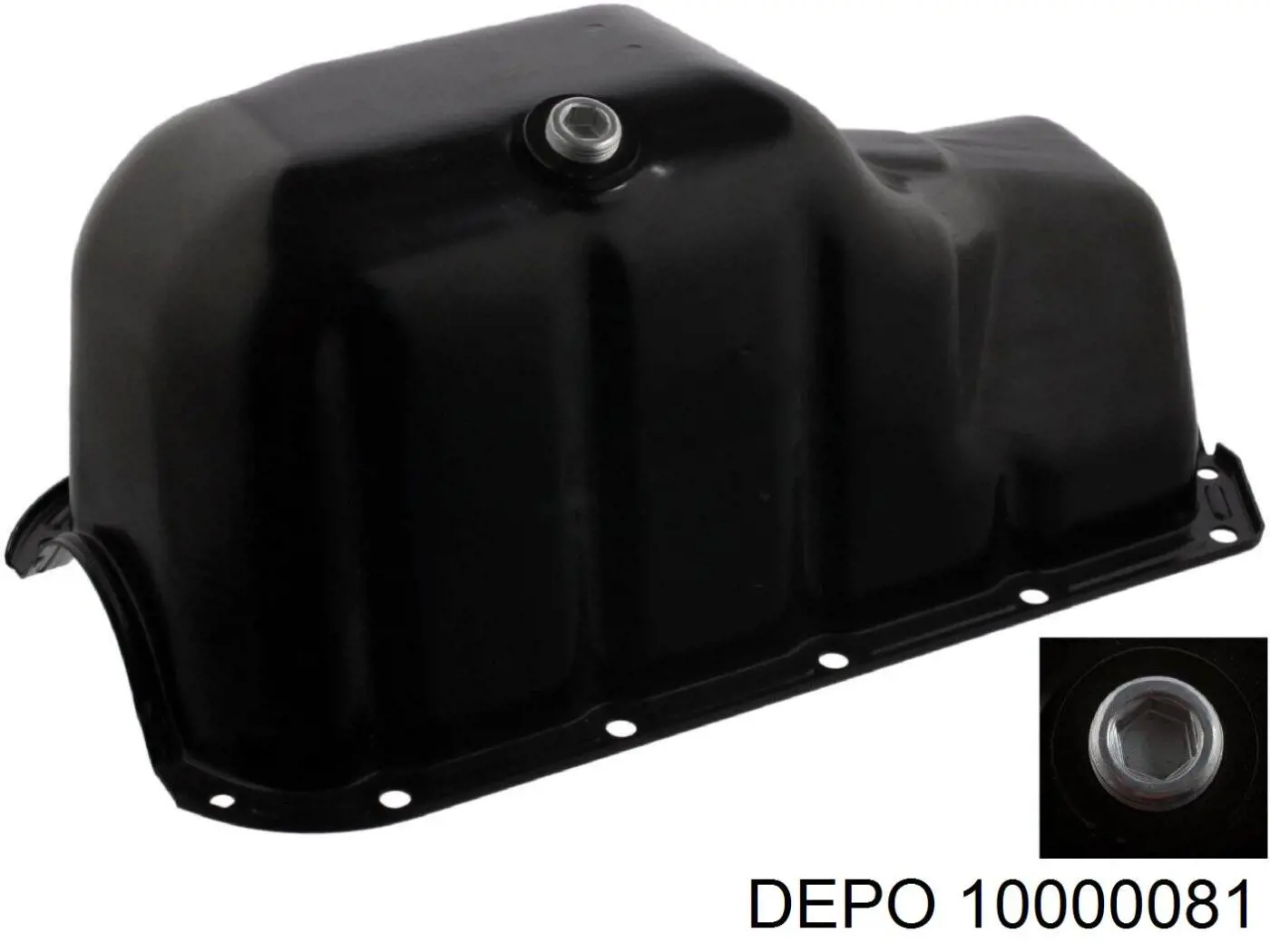 Піддон масляний картера двигуна 10000081 Depo/Loro/Abakus