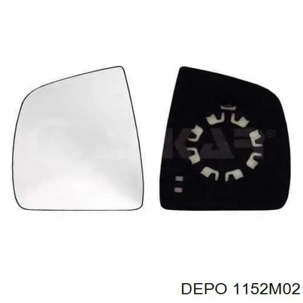 1152M02 Depo/Loro/Abakus Праве дзеркало заднього виду