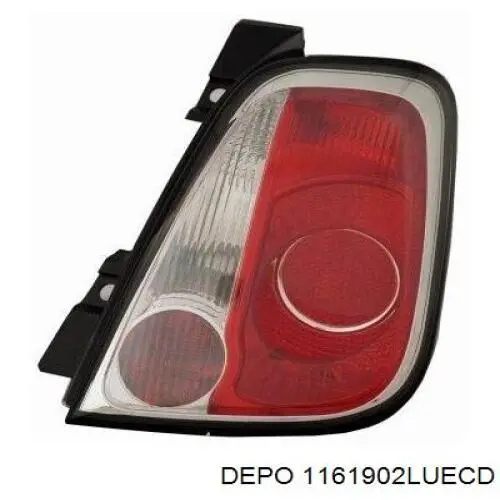 Задня ліва зовнішня фара Depo/Loro/Abakus 1161902LUECD ціна, від 44.46 USD