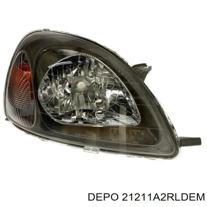 Основна фара - вставка Depo/Loro/Abakus 21211A2RLDEM ціна, від 67.95 USD