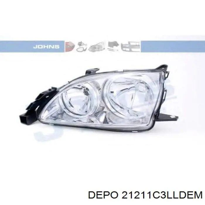 Фара Depo/Loro/Abakus 21211C3LLDEM ціна, від 72.69 USD