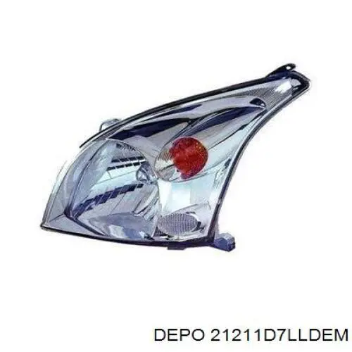 21211D7LLDEM Depo/Loro/Abakus Фара дальнього світла в зборі